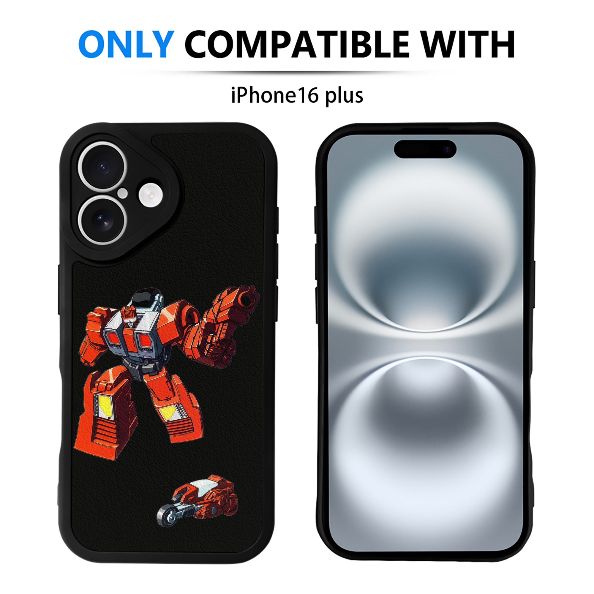 （画像用）  【iPhone 16シリーズ対応】シリコンスマホケース（レザー調） 材質：シリコン